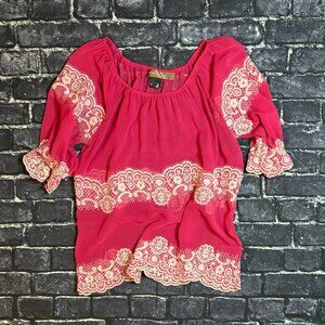 Sheer & Lace loose top